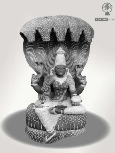 Naga Amman Stone Statue 5ft | Granite Stone