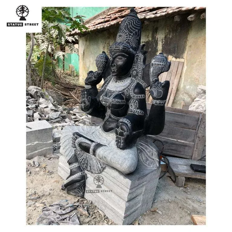 3Ft Parvati Idol for Temple - Image 2