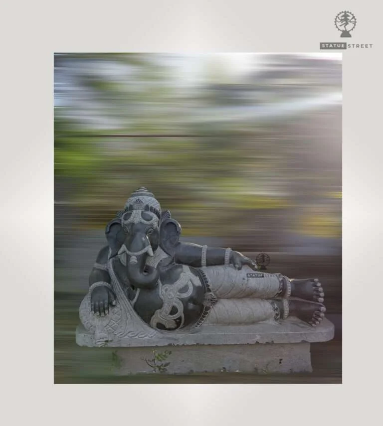 Ganesha For Garden Decor 4ft | Granite Stone - Image 3