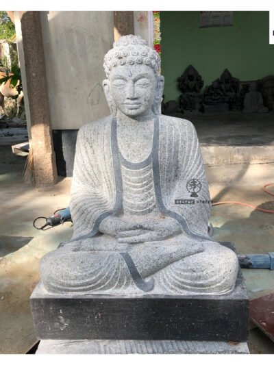 Calm Face Buddha 3ft | Granite Stone