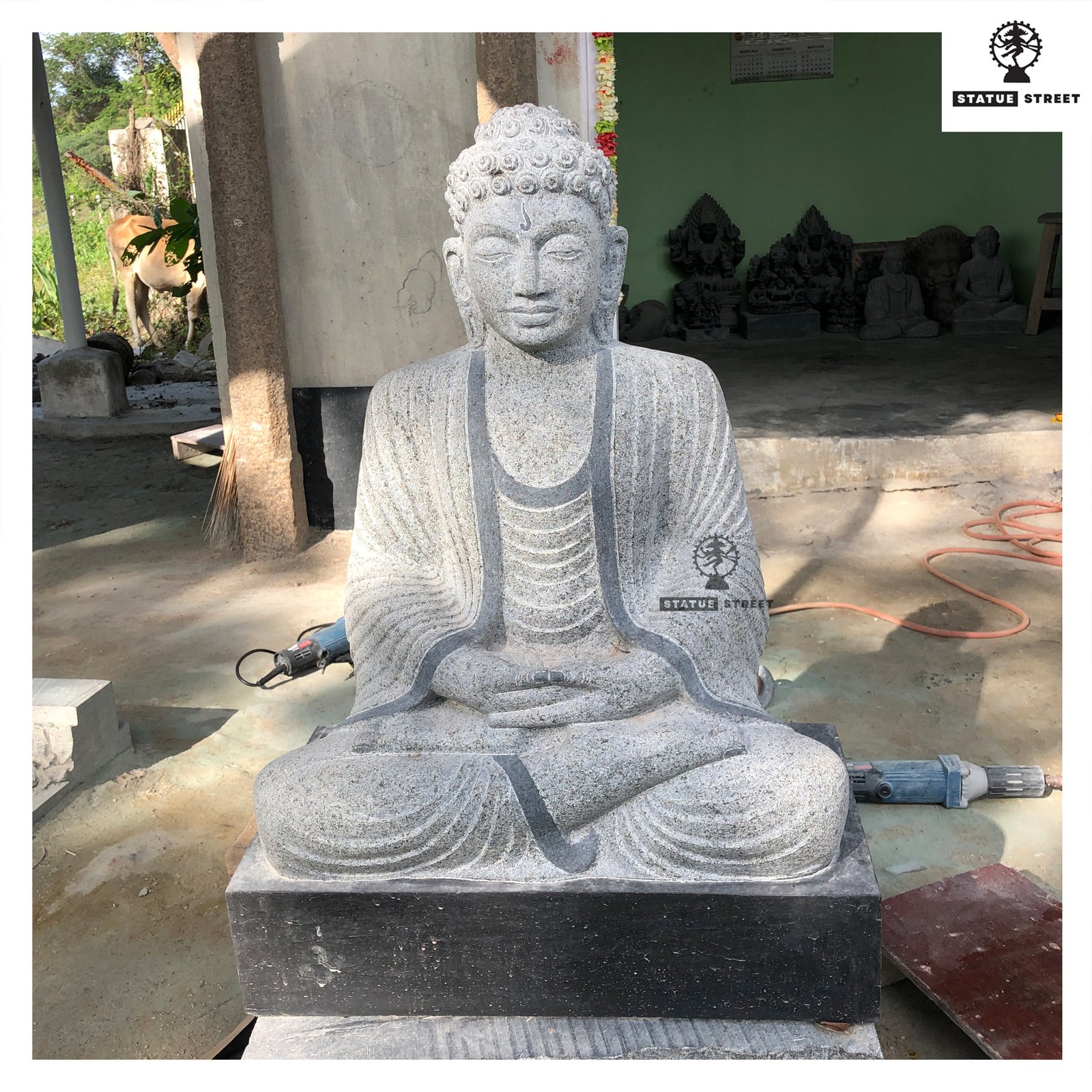 Calm Face Buddha 3ft | Granite Stone